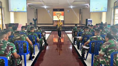 Tunjukkan Taat Pajak, Prajurit Yonarmed 11 Kostrad Laksanakan Pengisian Laporan Pajak Tahunan