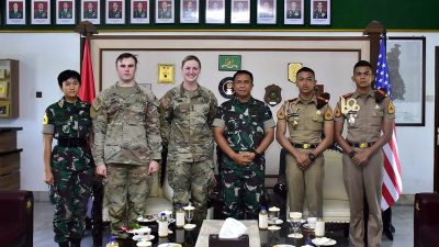 Dua Cadet United States Military Academy Amerika Serikat Kunjungi Akademi Militer