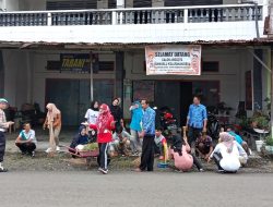 Polsek Donri-Donri Bersama Pemerintah Kecamatan Laksanakan Kerja Bakti