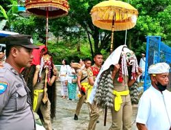 Kapolsek Grabag Pastikan Upacara Melasti Berjalan Aman Lancar