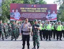 Perkuat Soliditas, TNI dan Polri di Kabupaten Brebes Gelar Apel Bersama