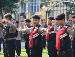 Jelang Arus Mudik, Polres Brebes Gembleng Anggota Gerakan Pengaturan Lalu lintas