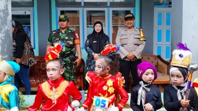 Babinsa Kemirirejo Hadiri Serah Terima Jabatan Mayoret Drumband Gita Nada