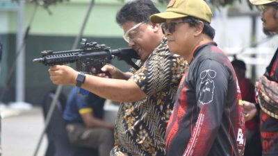 Jalin Silaturahmi, Yonarmed 11 Kostrad Gelar Coffee Morning dan Latihan Menembak Soft Gun