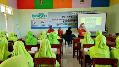 Puskesmas Grabag 1 Gelar Kegiatan Aksi Bergizi di MTs Negeri 4 Magelang