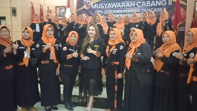 Secara Aklamasi, Joelita Pramudyanti Terpilih Kembali Nahkodai DPC Srikandi PP Brebes