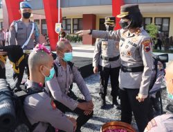 Pimpin Upacara Pembaretan 5 Bintara Remaja, Ini Pesan Kapolres Magelang Kota