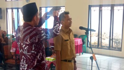 Meski Ada Warning Dipolisikan, Pemdes Tanjungrejo Tetap Lantik Sekdes Terpilih