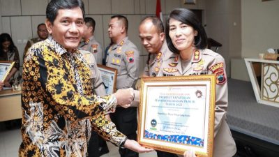 Kapolres Magelang Kota Terima Predikat Kepatuhan Standar Pelayanan Publik dari Ombudsman RI