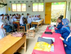 Pelajar MA Muhammadiyah Songing Ikuti Sosialisasi Pemilu