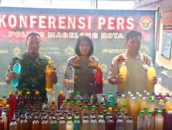 Berantas Penyakit Masyarakat, Polres Magelang Kota Libas Pengedar Miras