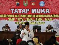 Kenakalan Remaja Meningkat, Polresta Magelang Gelar Tatap Muka Dengan Ratusan Kepala Sekolah