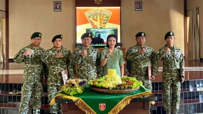 Peringati HUT Ke-62 Kostrad, Yonarmed 11 Kostrad Gelar Syukuran