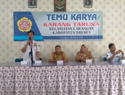 Eko Dardirjo Terpilih Jadi Ketua Umum Karang Taruna Kecamatan Larangan