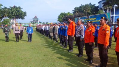 Apel Gelar Pasukan Operasi Ketupat Candi 2023 Dilaksanakan di Aloon-Aloon Kota Magelang