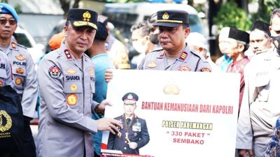 Peduli Masyarakat, Kapolri Distribusikan 2.000 Paket Sembako