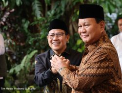 Sambangi Kertanegara, Gus Muhaimin Ucapkan Selamat atas Elektabilitas Prabowo