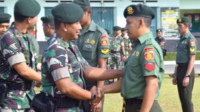 Danyonarmed 11 Kostrad Pimpin Upacara Tradisi Korps Kenaikan Pangkat Prajurit Guntur Geni