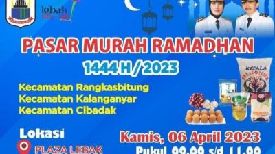Pasar Murah Ramadhan Hadir Bantu Masyarakat Kabupaten Lebak