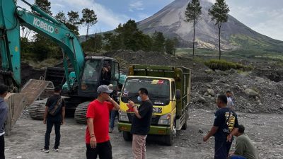 Polresta Magelang Kembali Tindak Penambangan Pasir Ilegal di Kawasan Lereng Merapi