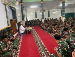 Prajurit Yonarmed 11 Kostrad Gelar Doa Bersama Memperingati Nuzulul Qur’an di Bulan Suci Ramadan