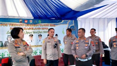 Kapolres Magelang Kota Cek Enam Pos Operasi Ketupat Candi 2023