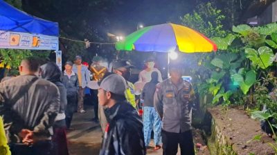 Polsek Secang Lakukan Pengamanan Rangkaian Tradisi Halal Bihalal