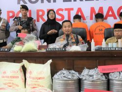 Polresta Magelang Ungkap Ratusan Kilogram Obat Mercon Berikut Bahan Bakunya