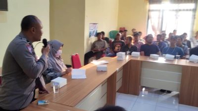 Polsek Mungkid Lakukan Regenerasi dan Pembinaan Calon Anggota Linmas