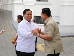 Sedang Kegiatan sebagai Menhan di PP Polri, Prabowo Hindari Bicara Politik