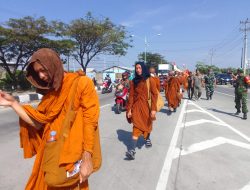 Ritual Ikuti Jejak Buddha, 32 Bhiksu Asal Thailand Tiba di Kabupaten Brebes