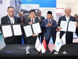Menhan Prabowo Saksikan Penandatanganan MoU Kerja Sama Industri Pertahanan PTDI dan Malaysia