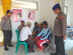 Peduli Keselamatan Nelayan, Sat Polairud Polres Brebes Cek Kesehatan ABK Sebelum Melaut