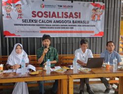 Tim Seleksi Zona 1 Sosialisasi Penerimaan Calon Anggota Bawaslu di Kabupaten Sinjai