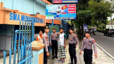 Hari Kelulusan SMA, Polresta Magelang Siagakan Personel Pengamanan