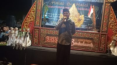 Hadiri Halal Bihalal Paguyuban PSM Desa Wangandalem, Bacaleg H. Subarkah Minta Warga Pererat Paseduluran