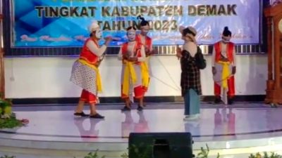 Di Demak, Tim Penilai Lomba Desa Disambut Berbagai Kesenian