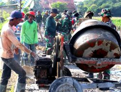 Dukung Kelancaran Kerja TMMD, Kelayakan Mesin Molen Dicek Setiap Pagi