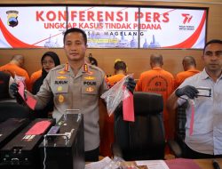 Tim Resmob Polresta Magelang Ringkus Pelaku Spesialis Pencurian Baterai BTS