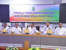 Sekda Sinjai Buka Bimtek Perizinan Berusaha Berbasis Risiko