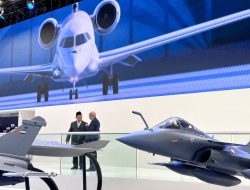 Prabowo Hadiri Paris Air Show 2023, Miniatur Rafale Indonesia Dipamerkan
