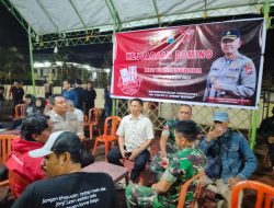 Pererat Silaturahmi, Lomba Domino Bersama Polri, TNI, dan Wartawan di Sinjai