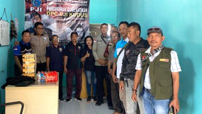 Humas Polres Kudus Kunjungi Kantor PJI