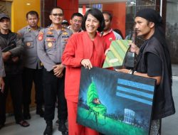 Nurfu Ad Juarai Lomba Melukis di Bhayangkara Expo 2023 Polres Magelang Kota
