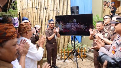 Pertama di Indonesia, Kejari Lebak Resmikan Rumah RJ dan Posko Keadilan di 5 Desa Masyarakat Adat
