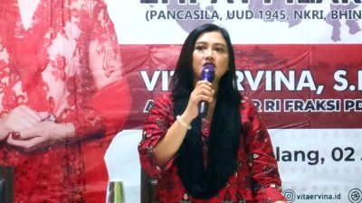 Peringati Hari Lahir Pancasila, Vita Ervina Ajak Perkuat Pancasila dan Gencarkan Semangat Gotong-Royong