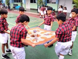 Latih Kekompakan, Siswa SD Tarakanita Kota Magelang Lakukan Permainan Ringan Kelompok