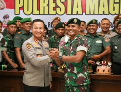 Mangayubagya Hari Bhayangkara, Puluhan Personel TNI, Kejaksaan dan Pemda “Gerudug” Polresta Magelang