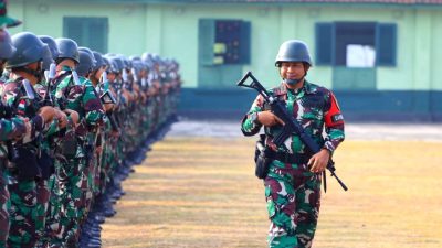 Latihan Pratugas Satgas Pamtas RI-Malaysia Yonarmed 11 Kostrad Resmi Dibuka