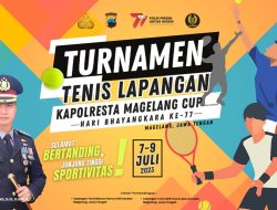 Atlet PON Bakal Meriahkan Turnamen Tenis Lapangan Kapolresta Magelang Cup